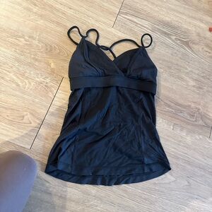 Lululemon Black Strappy Top